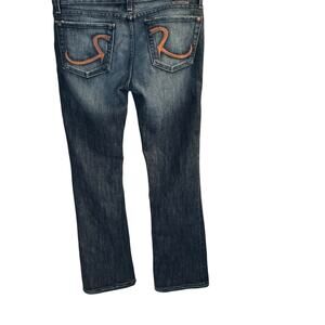 Rock & Republic‎ Jeans Women's 30 Dark Wash Stretch Wide Leg Denim